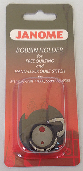 Special Bobbin Holder for Free-Motion Quilting Janome J-Shop