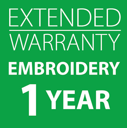 Extended Warranty Embroidery Only Machines 1 Year