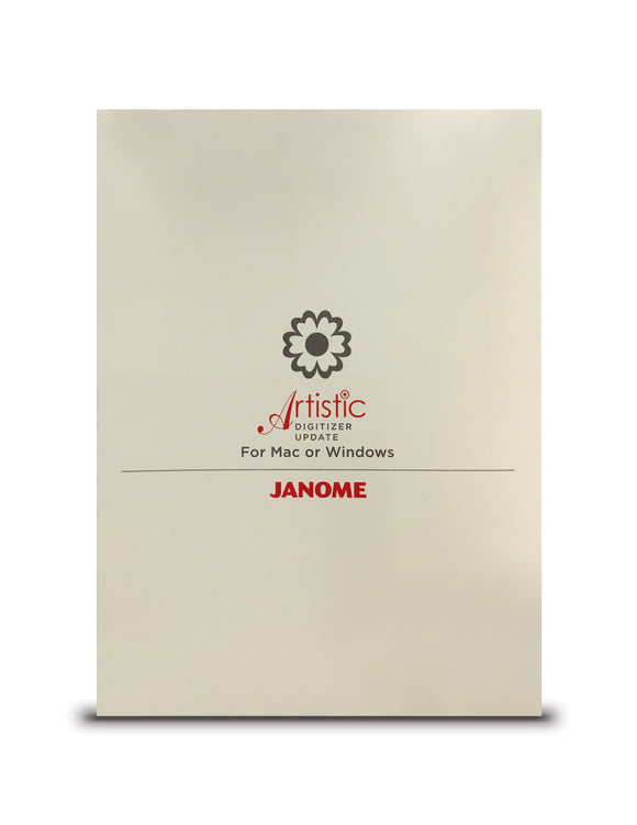 Janome Artistic Digitizer UPDATE KIT for Full from version (1.0-1.7 Full) to V2 FULL