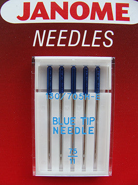 Blue Tip Needle UK Size 11 Metric Size 75 - Janome J-Shop
