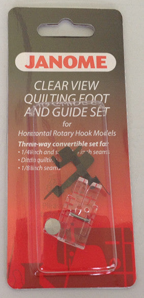 Clear view Quilting Foot and Guide Set