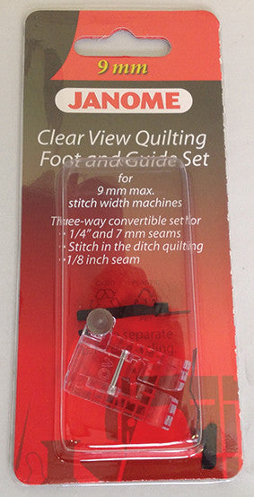 Clear view Quilting Foot and Guide Set