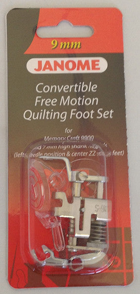 Convertible Free Motion Quilt Foot Set