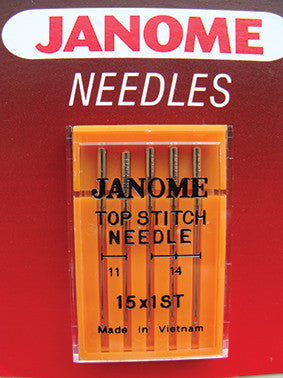 Topstitching Needles UK Size Assorted 11-14 Metric Size 75-90