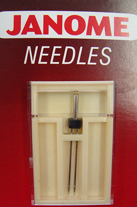 Twin Needles - UK Size 2mm (14) needle - Metric Size 90